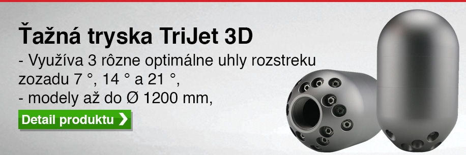 TriJet 3D ťažná tryska